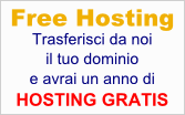 Hosting Gratis - Trasferisci il tuo dominio da noi