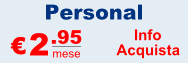 Personal Hosting a soli 2.95 euro al mese