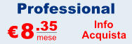 Professional Hosting a soli 8.35 euro al mese